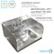Amgood Stainless Steel Wall Mounted Hand Sink 17 in. x 15 in. with Side Splashes and Gooseneck Faucet HAND-SINK HS-17SS - alternate 6